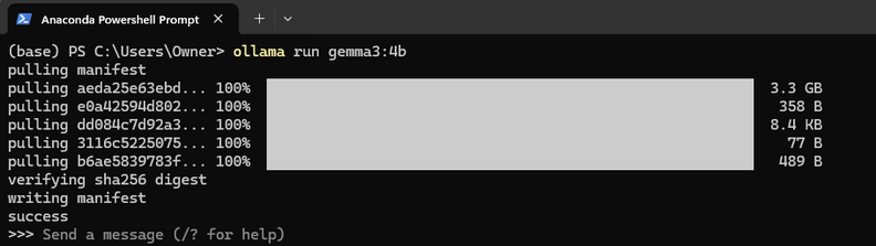Ollama Run Gemma3